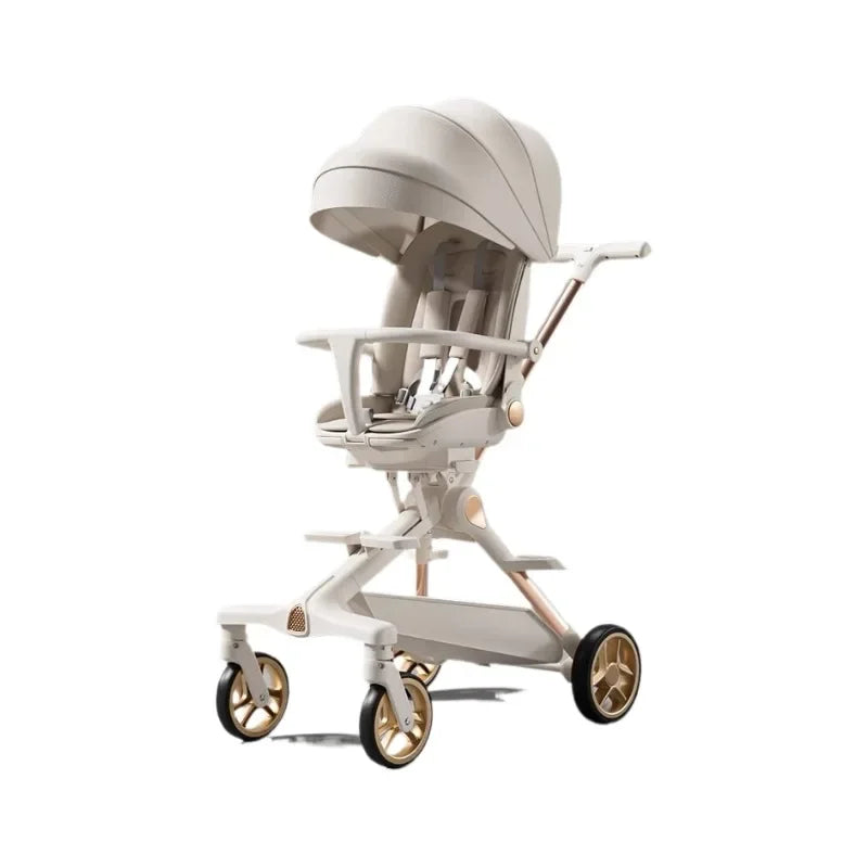 New High-view Lightweight Baby Stroller Adjustable Handlebars Multi-function Baby Stroller Four-wheel Travel Baby Stroller