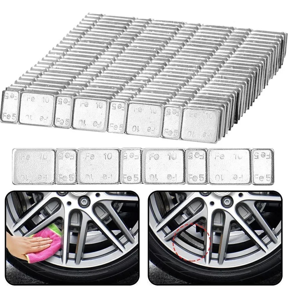10pcs Car Wheel Balancer Adhesive Wheel Balancing Weight Strips Lead Free Stick On 60g Top Quality