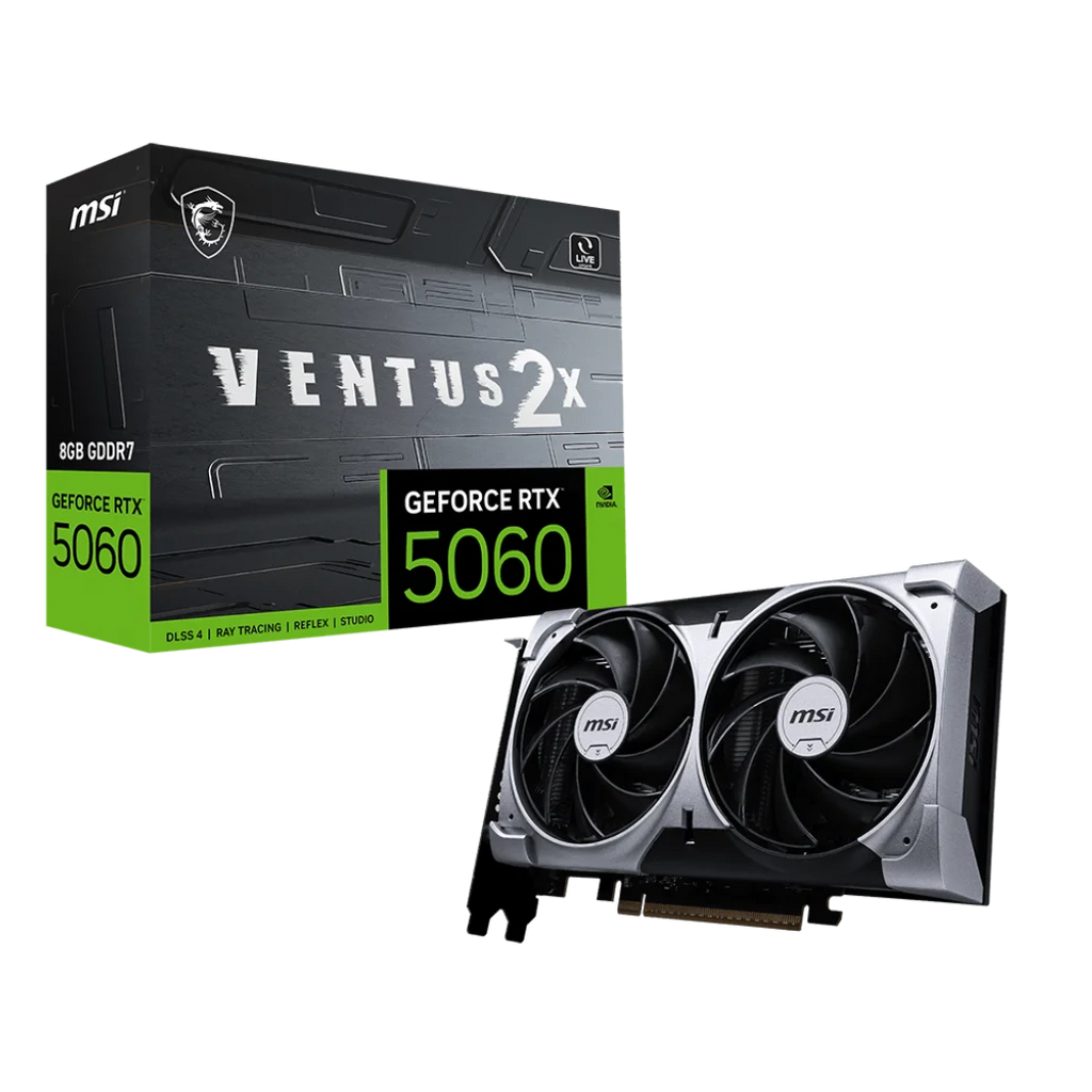 Brand New for GeForce RTX5060 8G GDDR7 VENTUS 2X Gaming Graphics Card with Fan Cooling for Desktop Use PCIe 3.0 X16