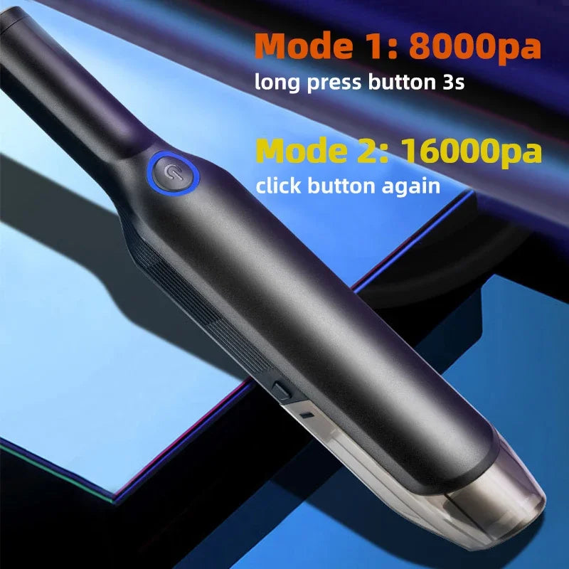 EAFC 16000Pa Car Vacuum Cleaner Brushless Motor Wireless Mini Car Cleaning Handheld Vacum Cleaner for Car Interior Cleaner