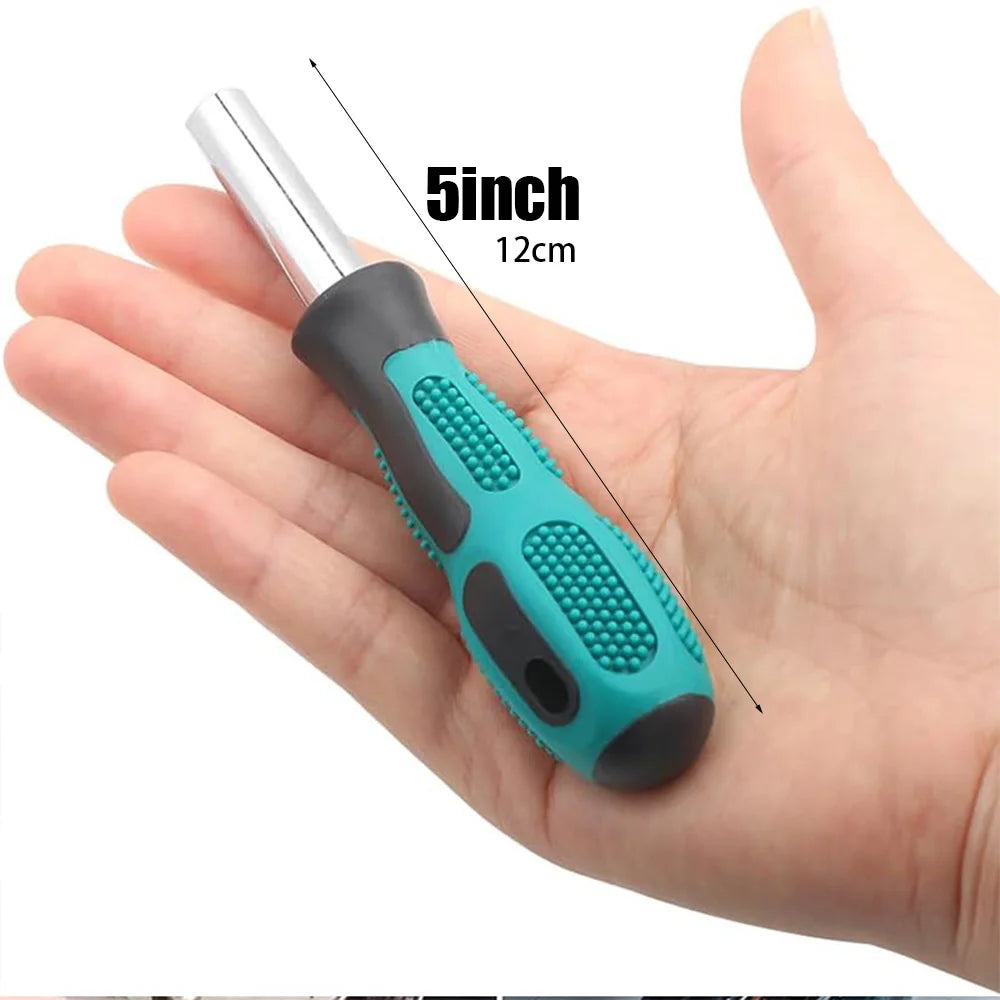 1 piece 1/4-inch drive magnetic screwdriver holder, screwdriver drive handle, 6.35 mm hex drive, 5-inch or 8-inch length