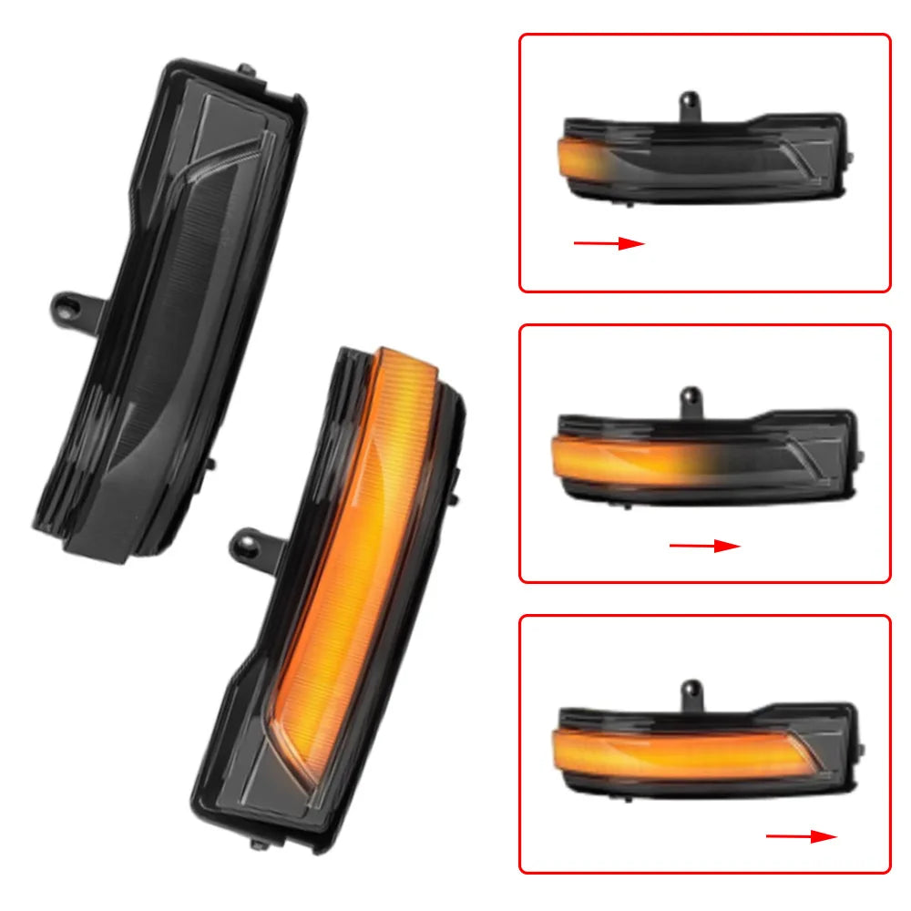 2Pcs Rear View Mirror Lights Left / Right For Dodge Ram 1500 DT 2019 2020 2021 2022 Rear View Mirror Light 68402096AA 68402097AA