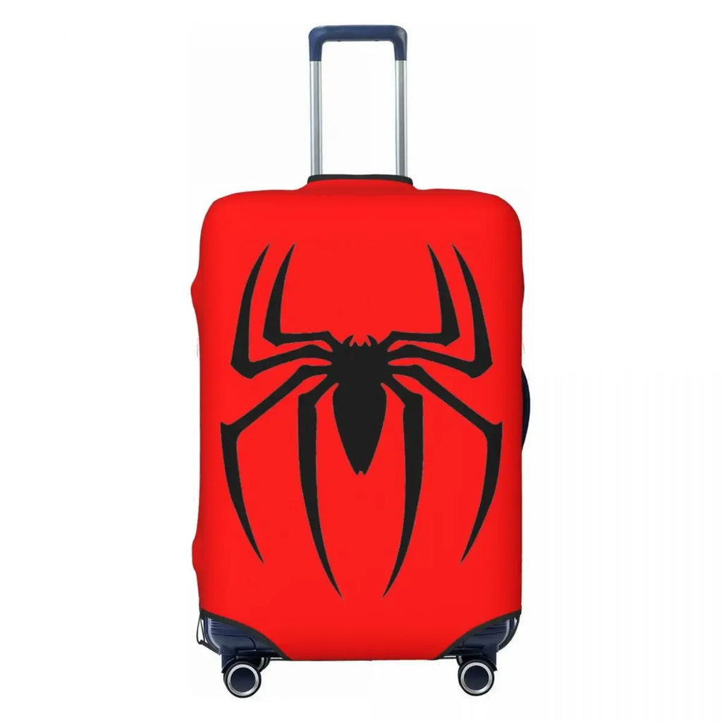 18-32 Inch Dustproof Luggage Cover Fashion Spider Print Elastic Anti-Scratch Washable Durable Travel Protective Cover