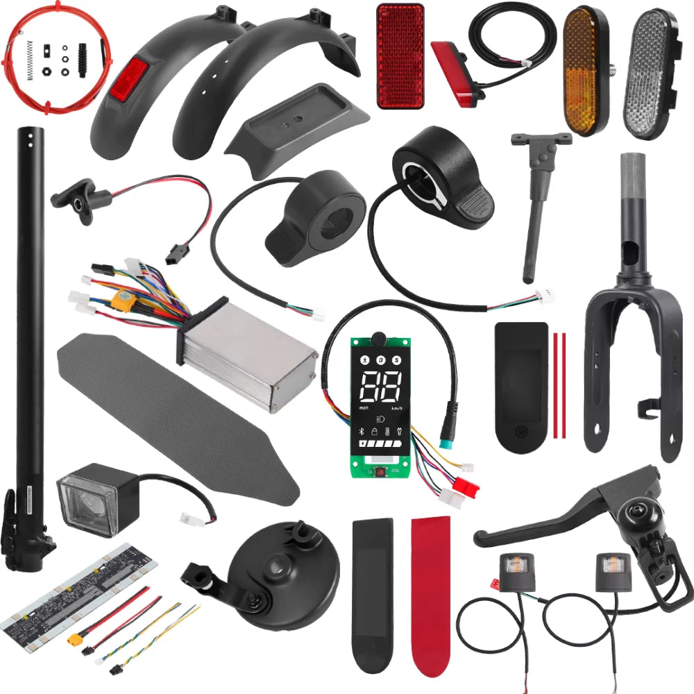 Repair Part for Xiaomi 4 Lite 2nd Gen Controller Dashboard Brake Lever Throttle Fender Turn Signal Light BMS Headlight Kickstand