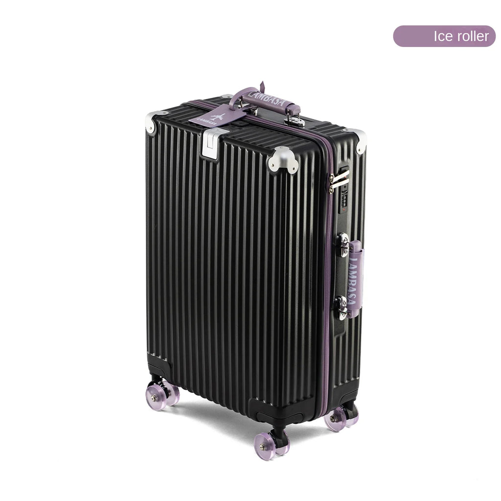 Highly Appealing Zipper Travel Suitcases Thickened Luggage Ice Roller 20 inch Carry-on Suitcase 22/24/26/28 inch valise voyage