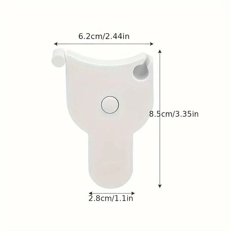Perfect Body Tape Measure - 80 Inch Automatic Telescopic Tape Measure - Retractable Measuring Tape for Body: Waist, Hip, Bust, Arms, and More (White - 80 inch)
