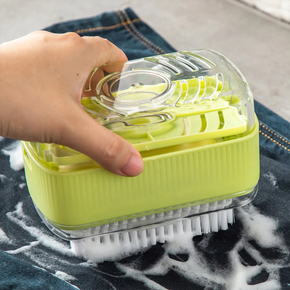 Soap Bubble Box With Laundry Brush Multifunctional Free Hand Rubbing Roller Box Easy to Disassemble Foams Quickly