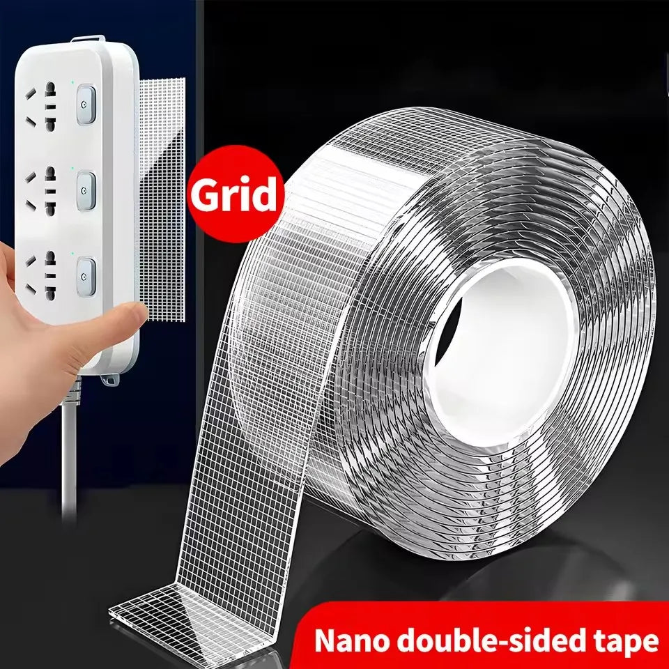 Heavy Duty Nano Tape Double Sided Transparent Waterproof Adhesive Tape Removable Strong Sticky Mounting Tape for Home Office