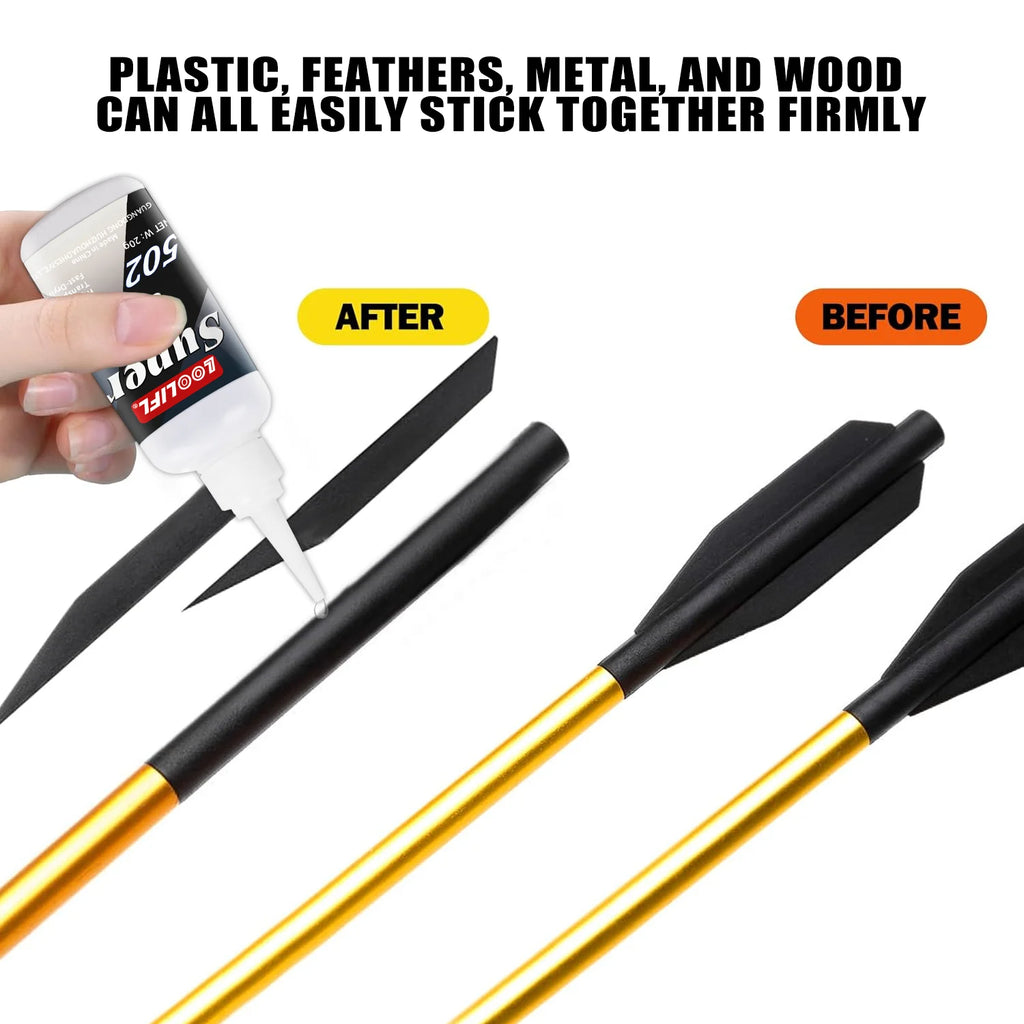 20ml 502 Glue Super Strong Instant Adhesive Fast Drying Cyanoacrylate Glue for Metal Plastic Wood Ceramic
