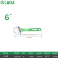 LAOA Short Handle Wrench Adjustable Light Weight Large Open Spanner 6" 8" 10" 12" Repair Tool