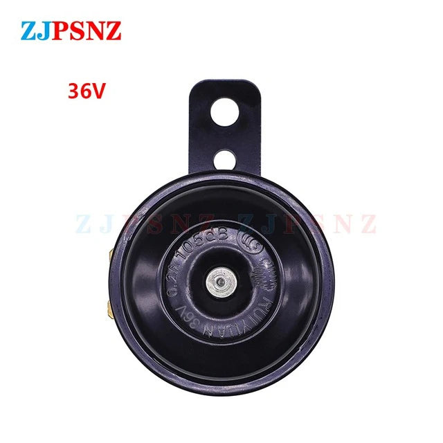 6V 12V 24V 36V 48V 60V 72V Horn E-bike Motorcycle Scooter Horn Kits Round Super Loud Horn Speaker Scooter Mopeds Waterproof