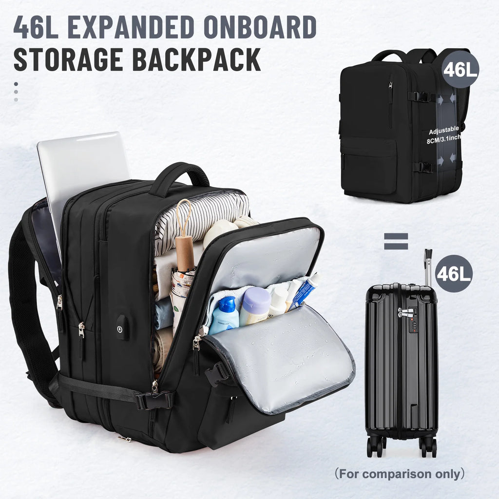 Backpack for Women Men Waterproof Air Travel Backpack Hand Luggage Laptop Bags Large Capacity Expansion Backpack Shoulder Bag
