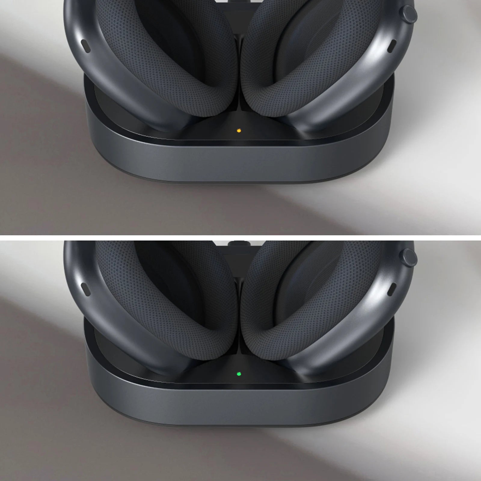 Headphone Charging Station for AirPods Max Headphones Accessories Charging Base USB-C Magnetic Headset Charger Dock w/ Dual Port