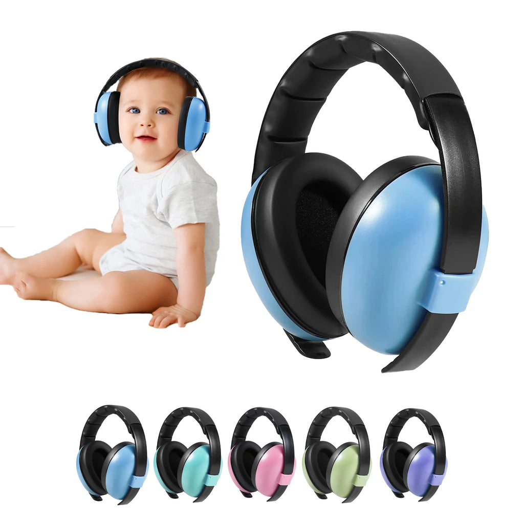 New Kids Ear Plugs Fit Travel Baby Sleeping Sound-isolating Headphones Baby Ears Protection Anti Noise Shield Earmuff