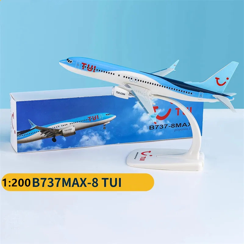 1:200 Model /Lufthansa /TUIB737 /ETHIOPIAN/QATAR/IBERIA/Emirates /RYANAIR Air Airline Aircraft Assembly Plane Airplanes Display