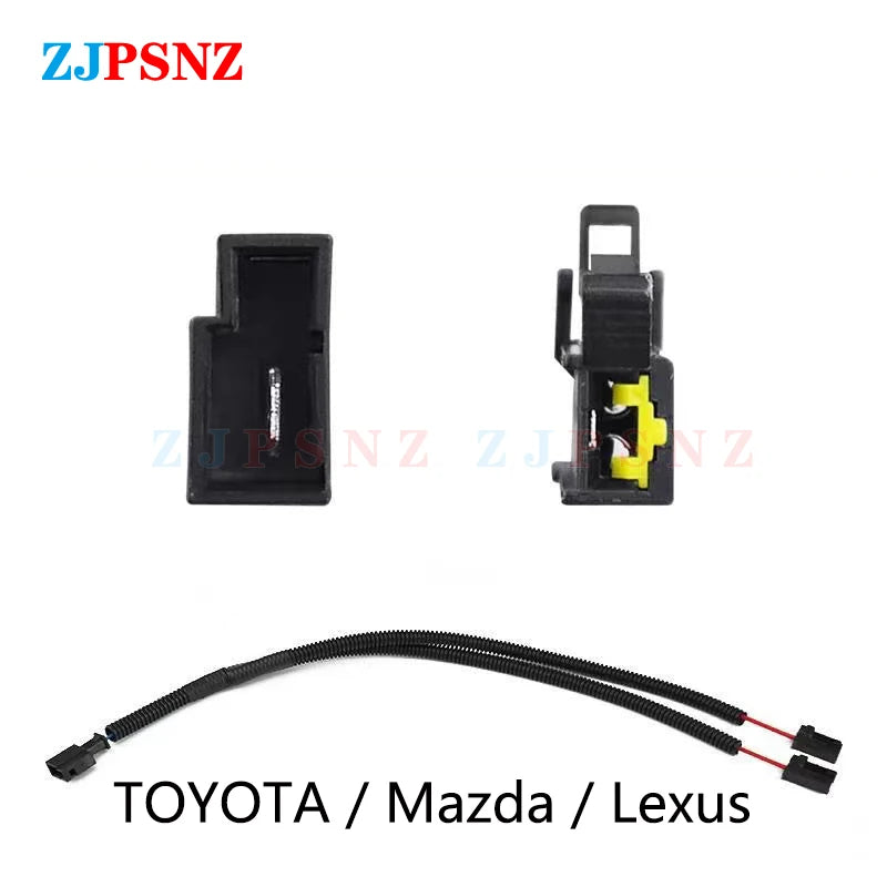 Car Horn Adapter Pigtail Socket Female Male Plug Horn Wiring Harness Female Male Plug Non-Destructive 1 to 2 Split Horn Adapter