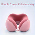 An Ergonomic U-Shaped Neck Pillow, Suitable for Office Naps And Travel,Made of Memory Foam For, Removable Cover