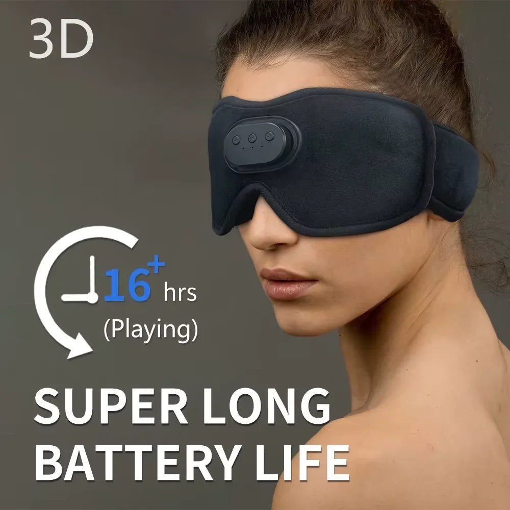 SYPVRY Bluetooth Sleep Eye Mask With Headphones - Boasting 3D Sleep Headphone Technology for Enhanced Comfort Bluetooth Eye Mask