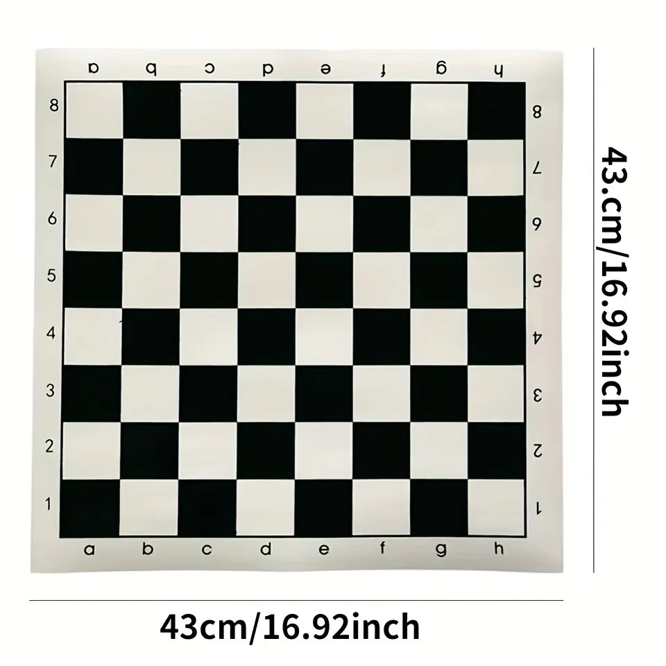 32pcs Wooden Chess Pieces Complete Chessmen wood Chess Set Chess Piece Accessories