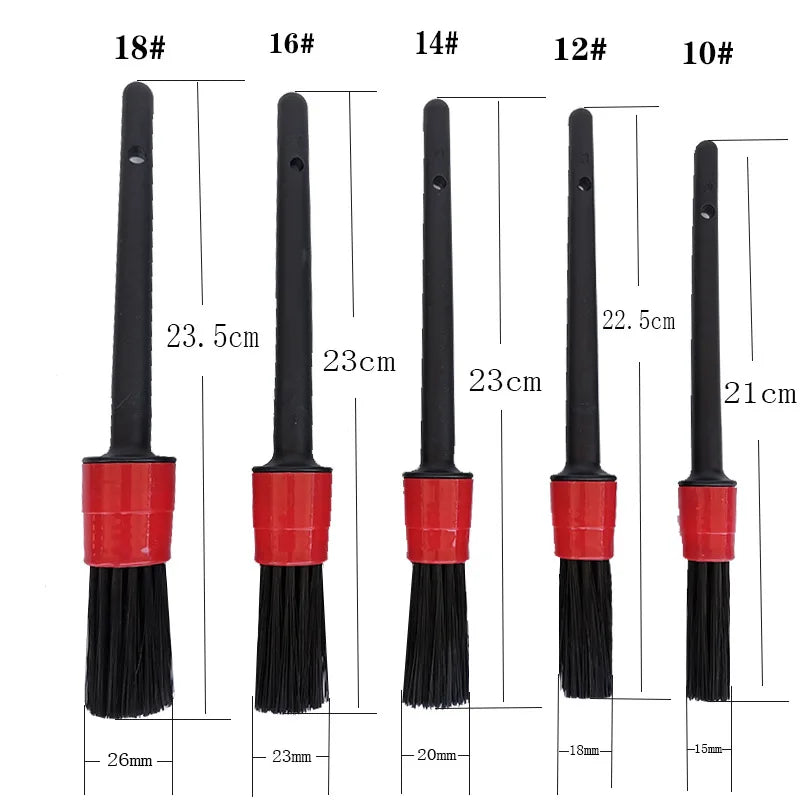 10pcs Detailing Brush Set Car Brushes Car Detailing Brush For Auto Cleaning Dashboard Air Outlet Wheel Wash Maintenance Tool