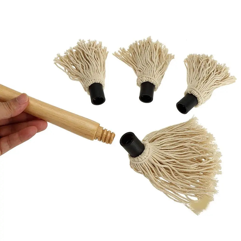 18" BBQ Sauce Basting Mops Roasting or Grilling Basting Mop Grill Basting Mop for Barbeque Marinade Smoking Steak or Glazing