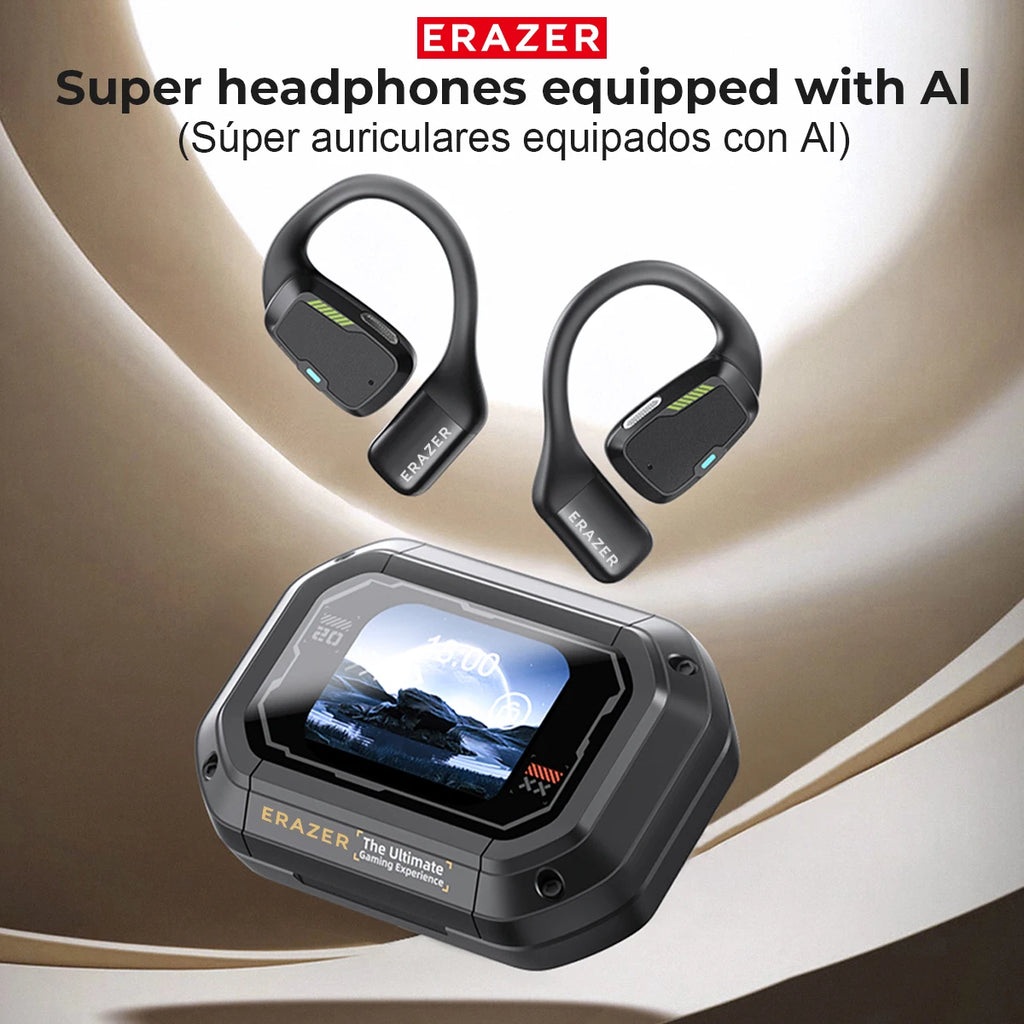 [AI Translator Earbuds]Erazer XP6 Wireless Headphones Gaming Headset Bluetooth Earphones Waterproof Powerful Sound Earbuds