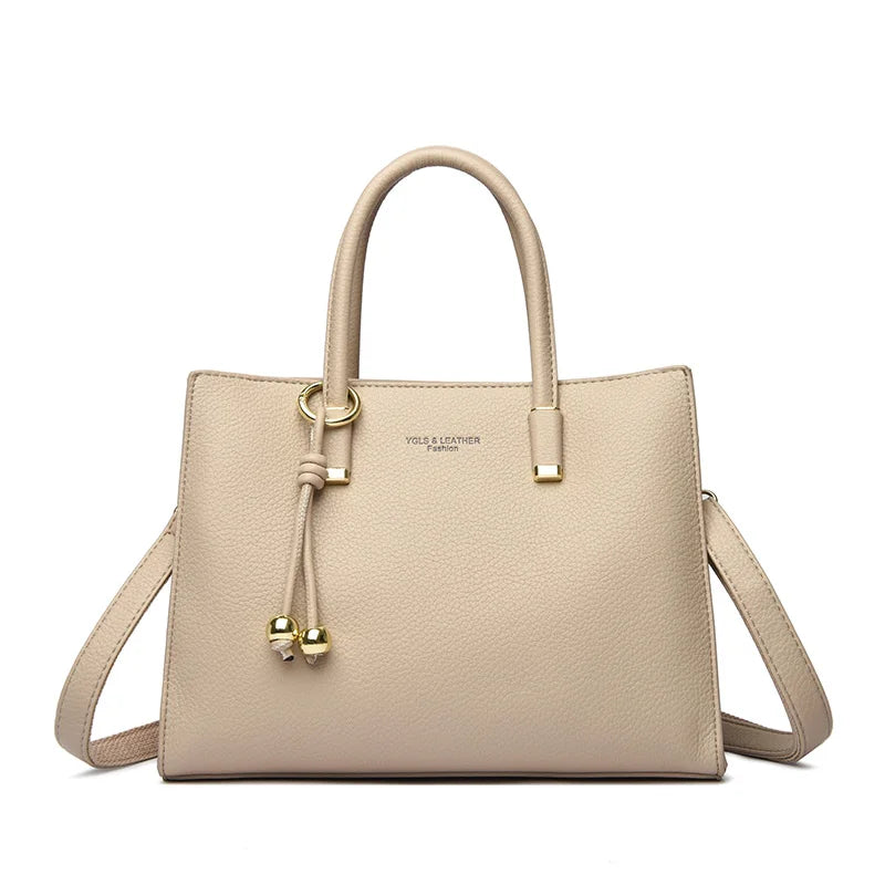 Genuine Brand Top Quality Leather Shoulder Crossbody Bags for Women Luxury Handbags Women Bags Designer Large Capacity Tote Bag
