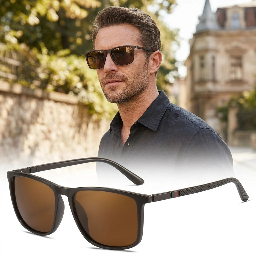 Unisex Polarized Sunglasses TR90 Frame UV400 Outdoor Driving Cycling Fishing Sport Mirror Lens Sun Glasses
