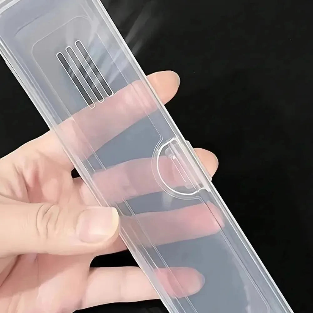 1/2/3PCS Portable Toothbrush Case Storage Organization Toothbrush Holder Transparent Travel Plastic Toothpaste Storage Box