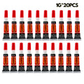 10-50 Liquid Super Glue Wood Rubber Metal Glass Cyanoacrylate Adhesive Stationery Store 502 Instant Strong Bond Leather
