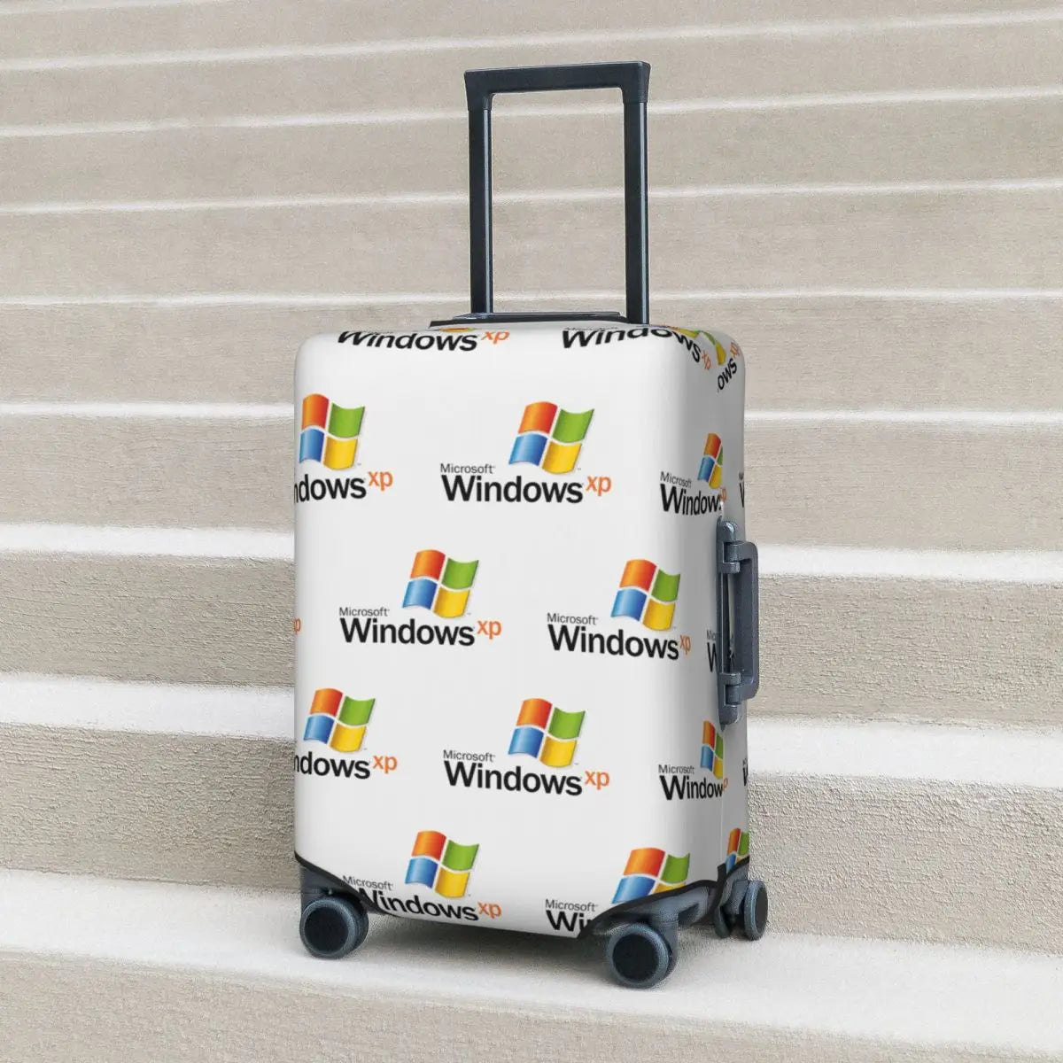 Windows Xp 2 Suitcase Cover Protection Elastic Trip Luggage Protector Covers for 18-32 Inch