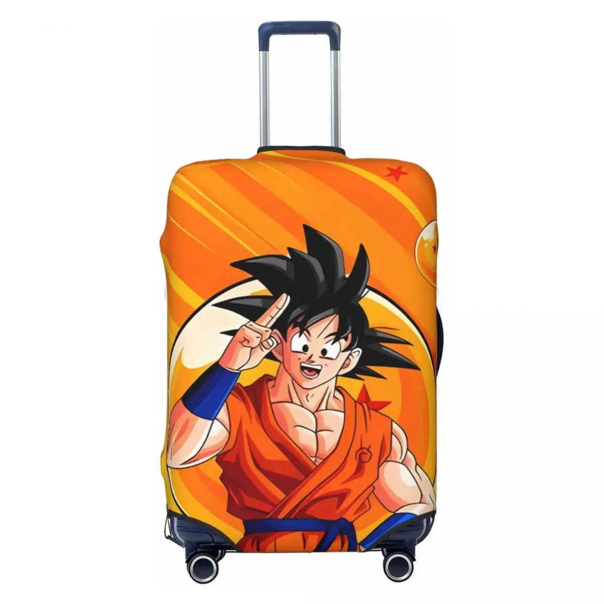 Kid Goku With Dragon Balls Dragon Ball Suitcase Cover Travel Flight Practical Luggage Accesories Protector
