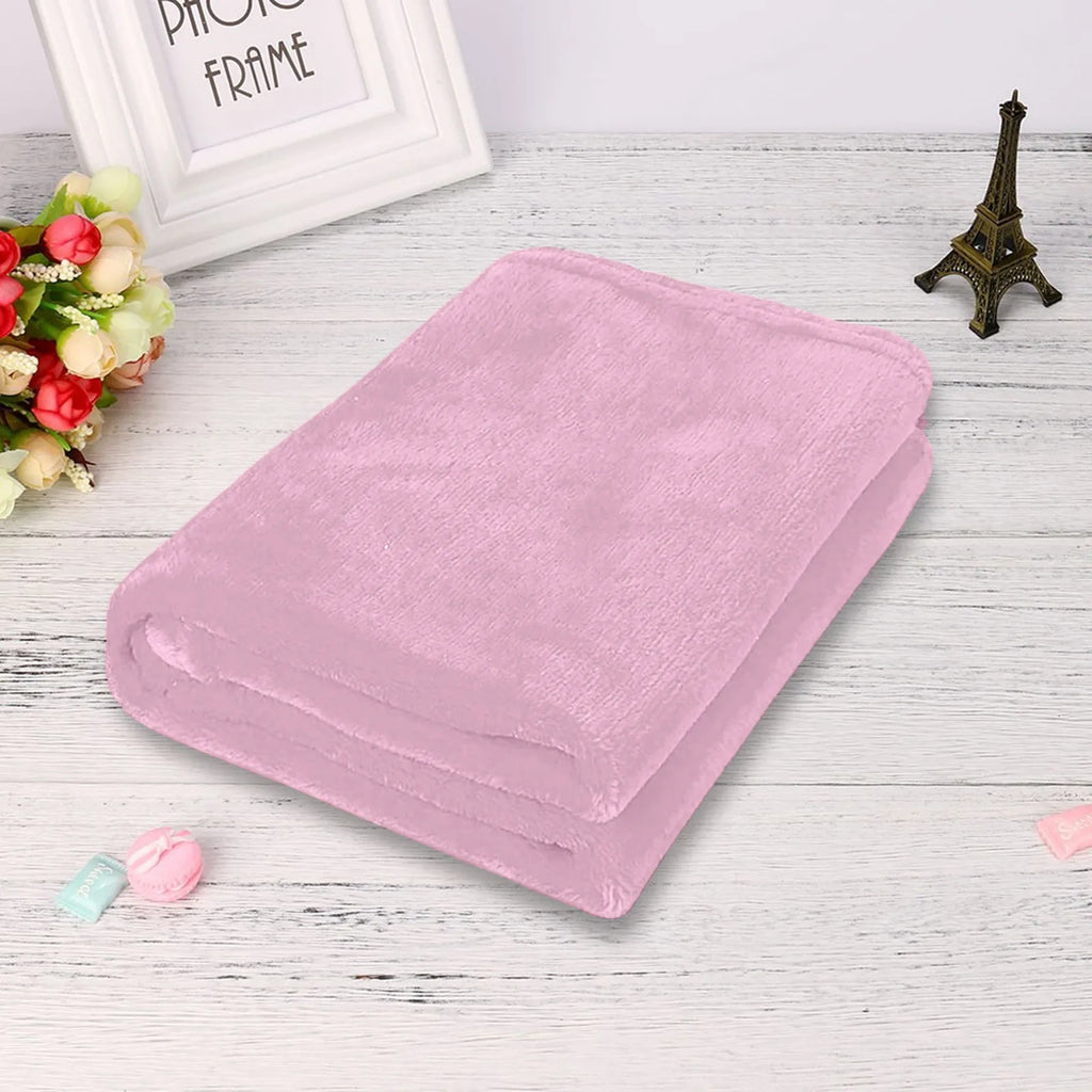 Plain Flannel Coral Blanket Small Fleece Sheet Super Warm Solid Micro Plush Fleece Blanket Throw Rug Sofa Bedding Supplies