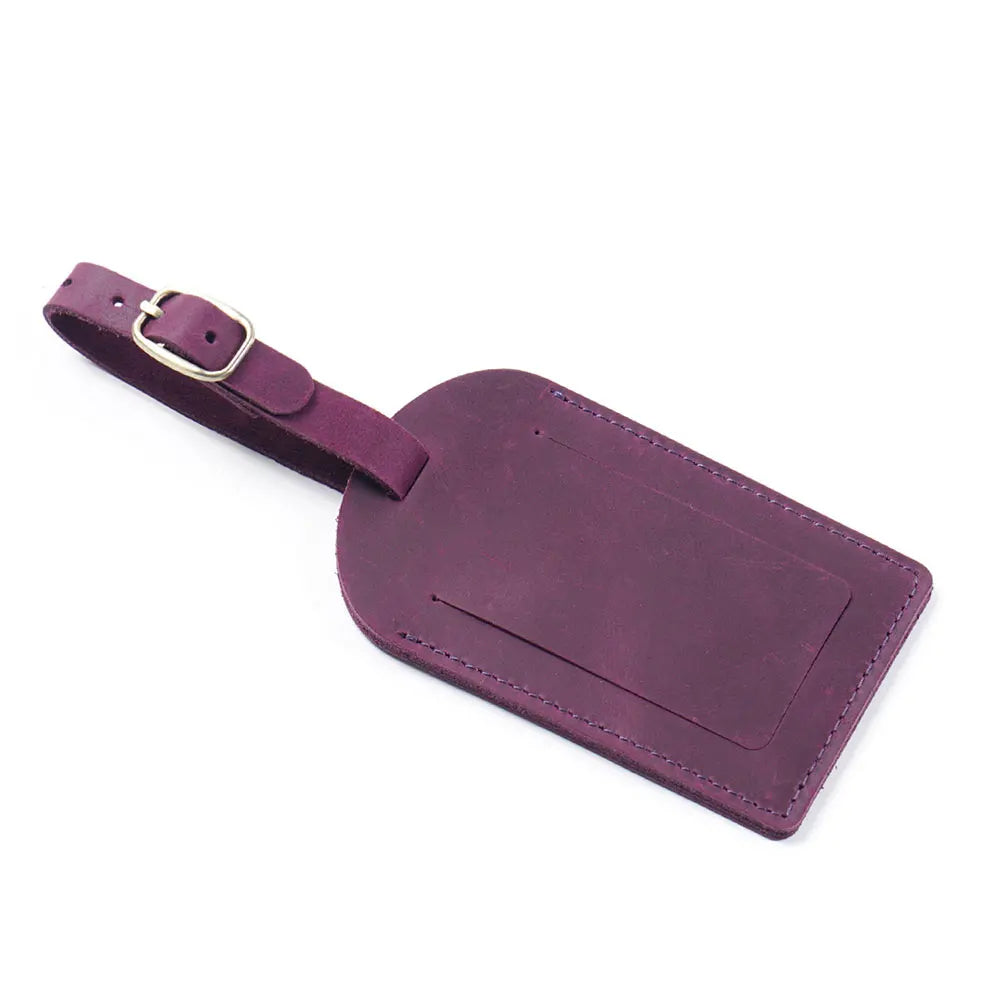 Customized Name, Top Layer Cowhide Plane Boarding Pass, Creative Suitcase Tag, Checked Boarding Leather Luggage Tag