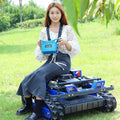 Customized multifunctional control lawn mower track type orchard hillside greenhouse farm embankment weeding machine