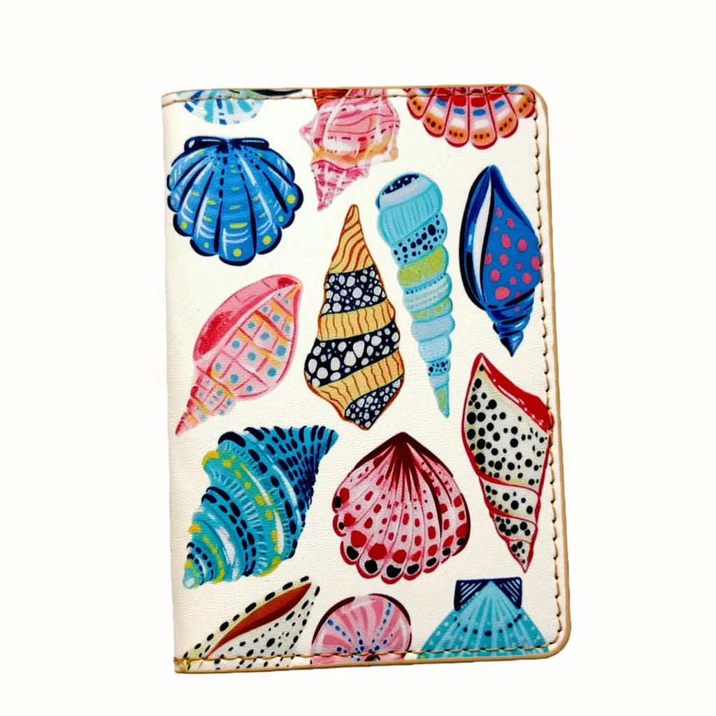 Hand-drawn illustration PU Leather Passport Cover Case Card Holder Lightweight Travel Accessories Wallet Gift For Lovers