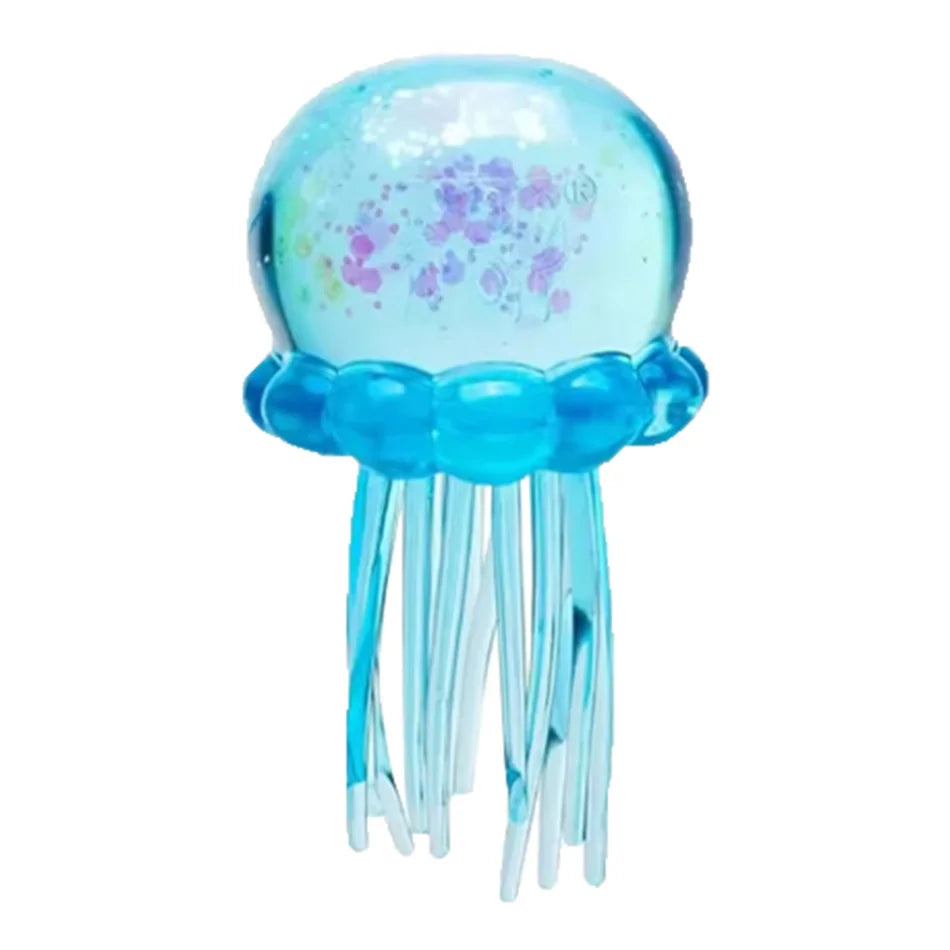 Safe & Odorless Jellyfish Squishy Toy, Soft Transparent Squeeze Fidget Toy, Stress Relief Sensory ToyS for Kids Adults Gifts