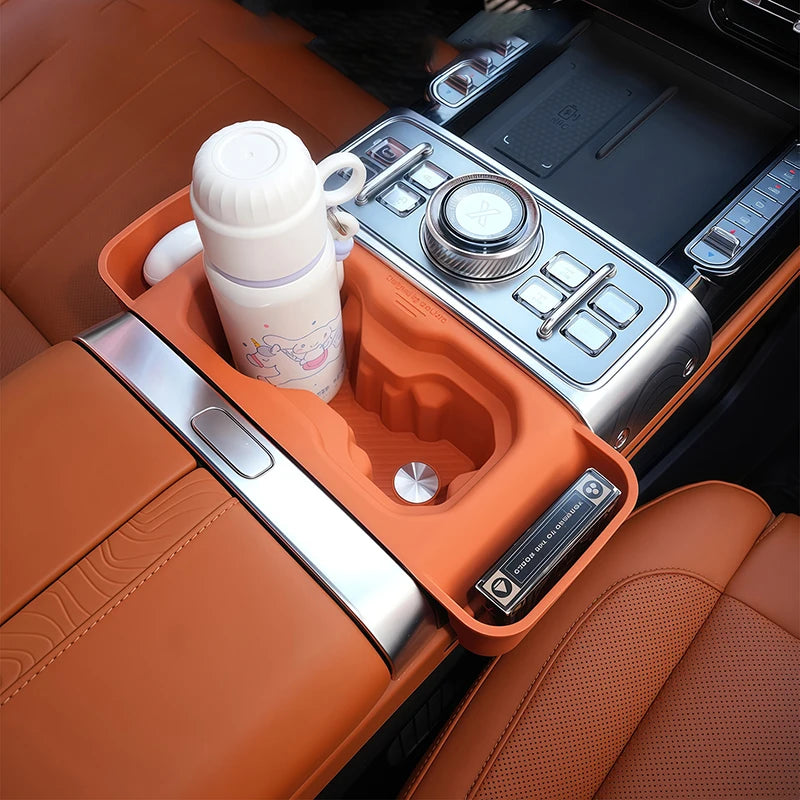 For Jetour G700 2025+ Center Console Gear Shifter Cup Holder Silicone Anti-slip Cup Mat Storage Box Interior Car Accessories