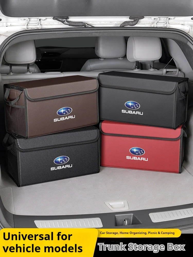 Car Trunk Foldable Storage Box Large-Capacity Stowing Tidying Bag For Subaru Ascent BRZ Forester Impreza Legacy Outback WRX VX