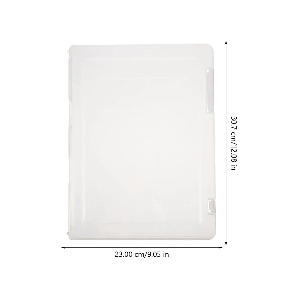 Plastic Folding File Holder Document Box Storage Case Organizer for School Office Paper Magazine Holder File Box