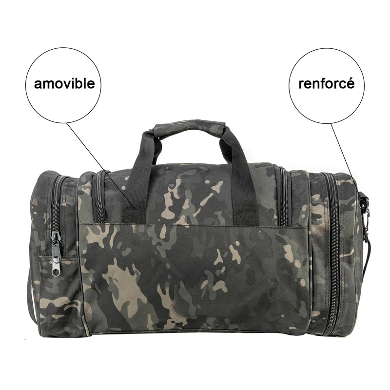 Lightweight Sports Travel Duffel Bag for Men and Women  carry-on luggage Gym Bag with Shoes Compartment for Women & Men