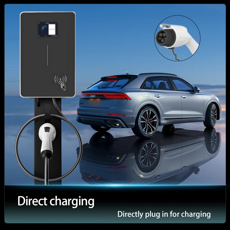 JIGU Type1 SAE J1772 EV Charger Station 32A Wallbox APP Function 7.6KW Charging Station Electric Vehicle Car