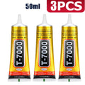 T7000 black (adhesive for jewels and mobile phones in 15 g, 25 g, 50 g, and 110 g)-Waterproof and highly durable resin adhesive