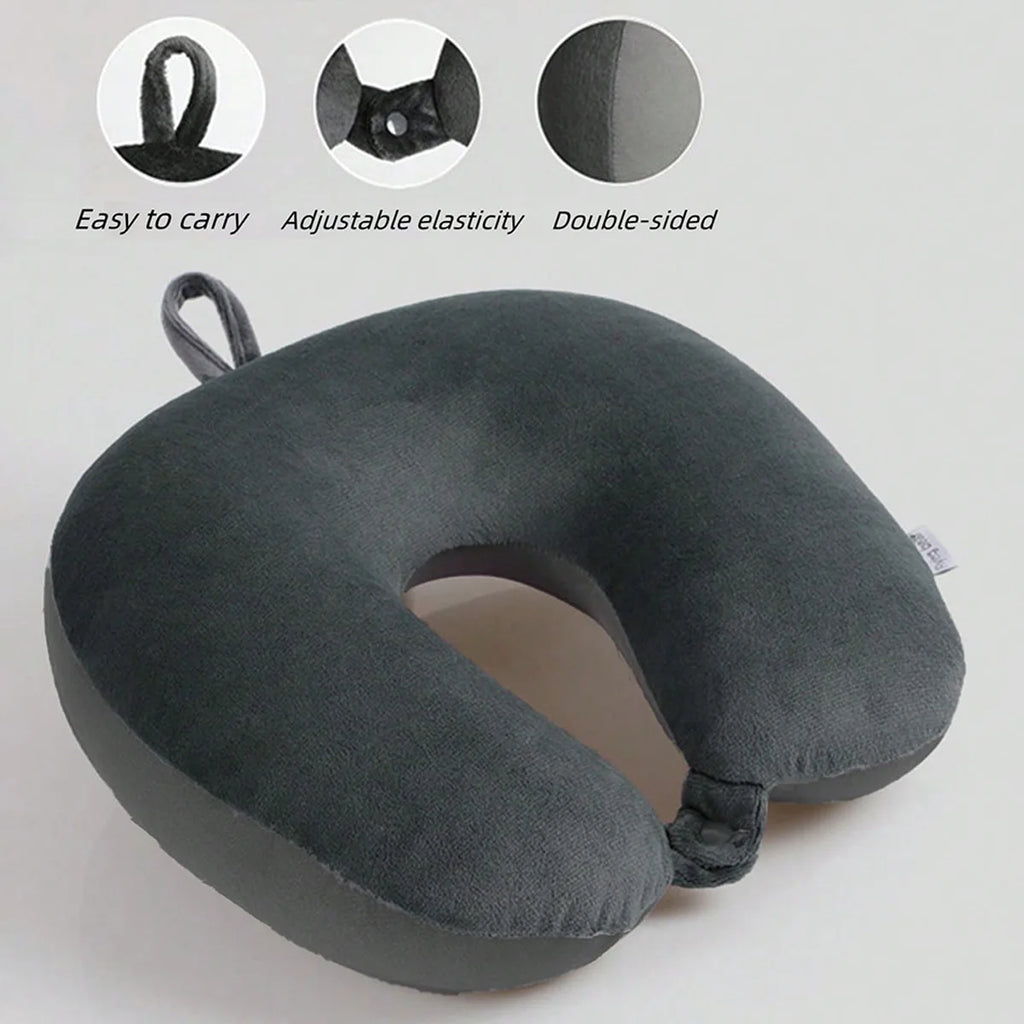 1pc U-shaped travel pillow ,neck pillow for traveling,airplane pillow for sleeping travel