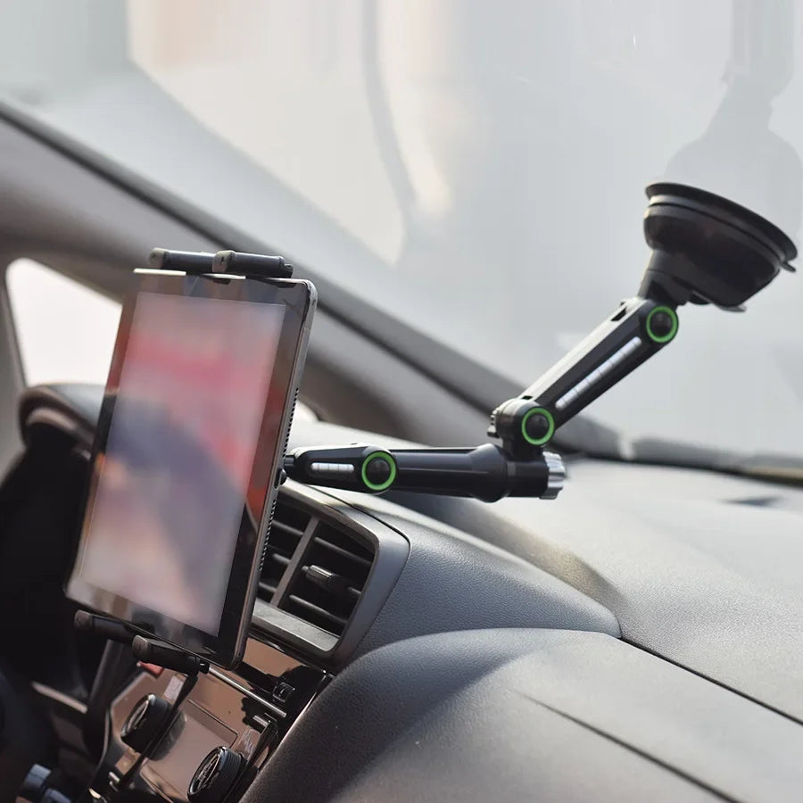 Car Tablet Holder Long Arm Suction Cup Mount for iPad Pro Air 4-13'' Xiaomi Tablet SUV Truck Vehicle Lift Uber Windshield Window
