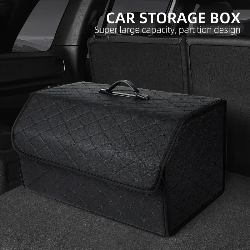 NEW Multipurpose Collapsible Car Trunk Storage Organizer With Lid Portable Car Storage Bag Car Trunk Organizer