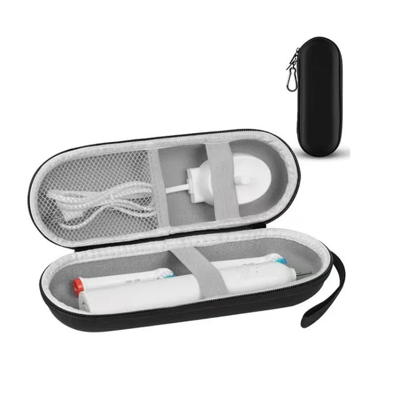 Travel Protective Hard EVA Storage Case - Portable Organizer Holder for Electric Toothbrush Accessories