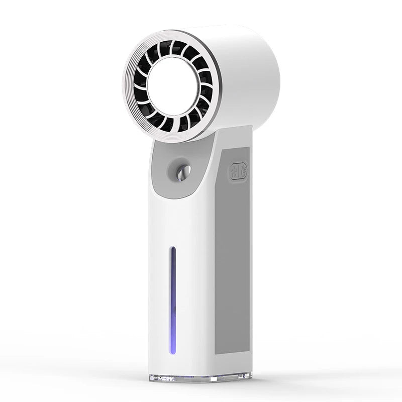 4000mAh USB Rechargeable Misting Handheld Turbo Fan Ice Compress Cooling Spray 샤오미 선풍기 Portable Travel Gadget for Xiaomi