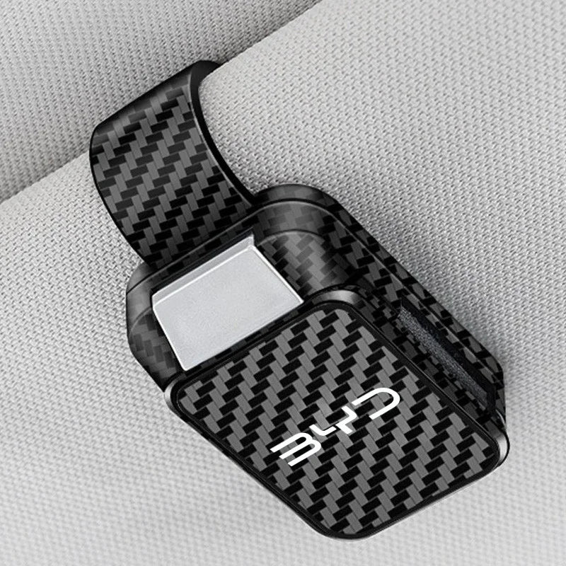 Car Sun Visor Carbon Glasses Sunglasses Clip Holder case Storage for BYD Sealion 6 Seal U ATTO 3 Dolphin Mini Seal L Accessories