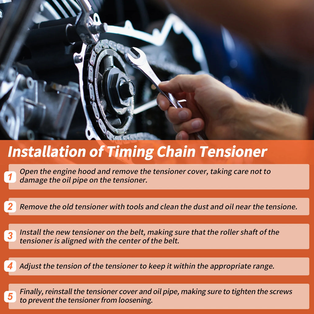 UXCELL No.11318490219 Timing Chain Tensioner W/ Seal Ring for BMW E81 E82 E87 E88 X3 X5